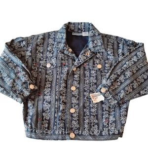 Genuine Blues 100% Cotton Girls Soft Fashion Jacket Size M